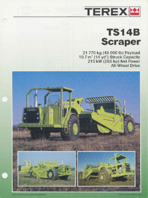 Screpere Terex TS14B