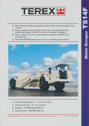 Screpere Terex TS14F
