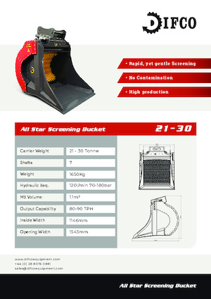 Cupe de sortare Difco 21-30
