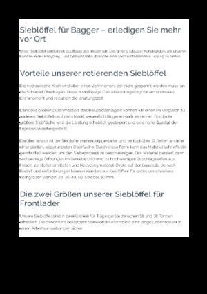 Cupe de sortare Epiroc BS 2200