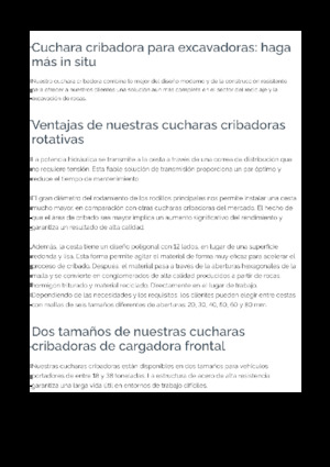 Cupe de sortare Epiroc BS 2200