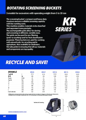 Cupe de sortare Hammer KR06