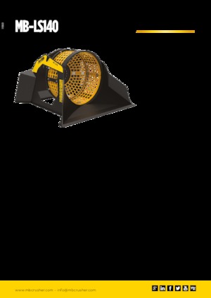 Cupe de sortare MB Crusher MB-LS140
