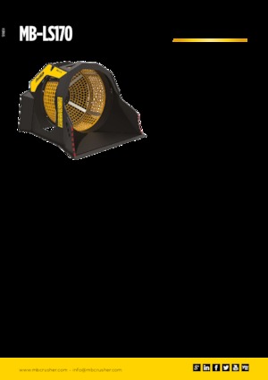 Cupe de sortare MB Crusher MB-LS170 S2