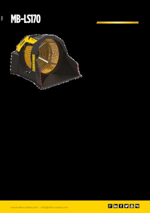 Cupe de sortare MB Crusher MB-LS170 S2