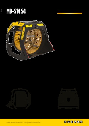 Cupe de sortare MB Crusher MB-S14 S4