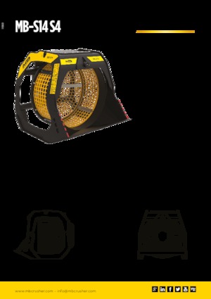 Cupe de sortare MB Crusher MB-S14 S4