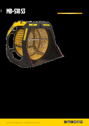 Cupe de sortare MB Crusher MB-S18 S3