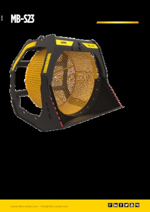 Cupe de sortare MB Crusher MB-S23