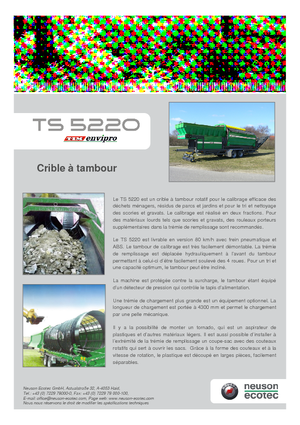Stații de sortare Neuson-Ecotec TS 5220 LS