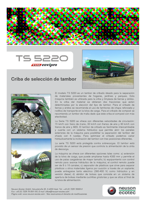 Stații de sortare Neuson-Ecotec TS 5220 LS
