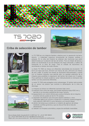 Stații de sortare Neuson-Ecotec TS 7020