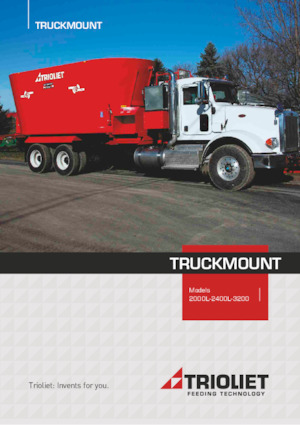 Mixere de alimentare cu autopropulsie Trioliet Triotrac M 1400 ZK