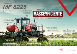 Pulverizatoare de câmp cu autopropulsie Massey Ferguson MF 8225