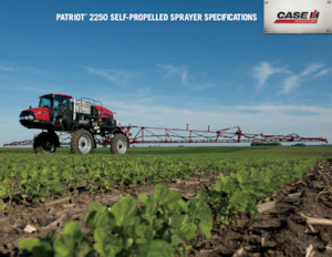 Pulverizatoare de câmp cu autopropulsie Case IH Patriot® 2250