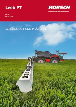 Pulverizatoare de câmp cu autopropulsie Horsch PT 330