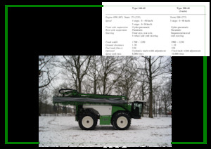 Pulverizatoare de câmp cu autopropulsie CHD Type 160-40