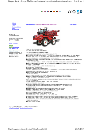 Pulverizatoare de câmp cu autopropulsie Bargam Mac 4000 XL