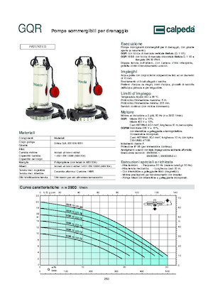 Pompe de canalizare Calpeda GQR 10-16