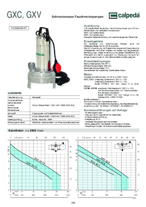 Pompe de canalizare Calpeda GXC 40-13