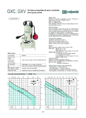 Pompe de canalizare Calpeda GXC 40-13