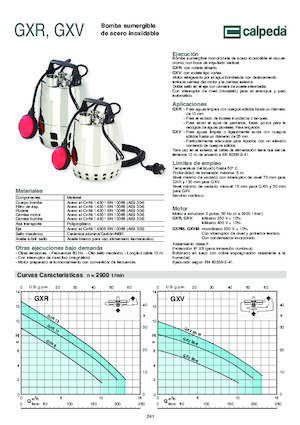 Pompe de canalizare Calpeda GXVM 25-10