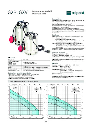 Pompe de canalizare Calpeda GXVM 25-10