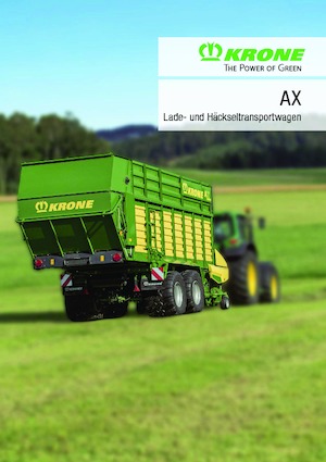 Remorci cu tocător pentru siloz Krone AX 310 D