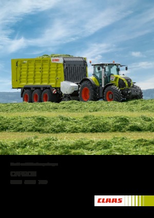 Remorci cu tocător pentru siloz Claas Cargos 8500 Tridem