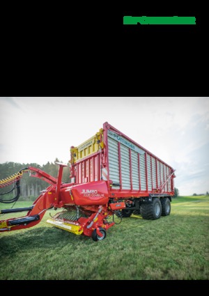 Remorci cu tocător pentru siloz Pöttinger Jumbo 10020 D