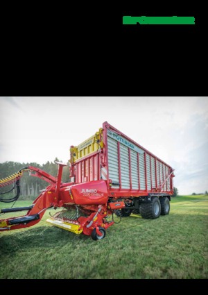 Remorci cu tocător pentru siloz Pöttinger Jumbo 10020 D