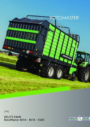 Remorci cu tocător pentru siloz DEUTZ-FAHR RotoMaster 4014