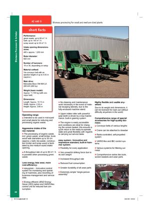 Mașini de tocat Jenz AZ 460 D