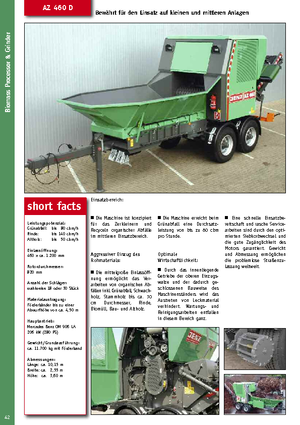 Mașini de tocat Jenz AZ 460 D