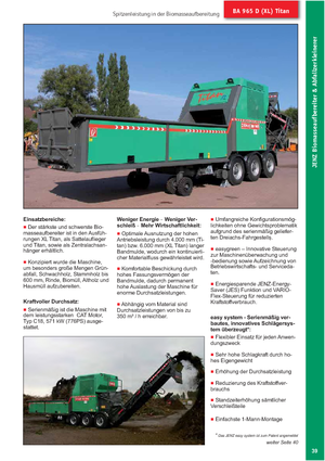 Mașini de tocat Jenz BA 965 DXL
