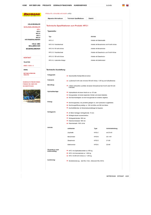 Mașini de tocat Husmann HFG I-Z