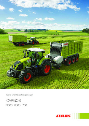 Remorci cu tocător pentru siloz Claas Cargos 760 Trend