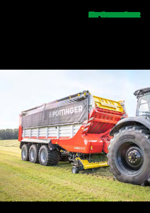 Remorci cu tocător pentru siloz Pöttinger Jumbo 7380 DB
