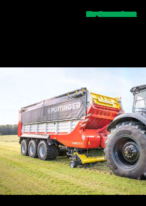 Remorci cu tocător pentru siloz Pöttinger Jumbo 8400