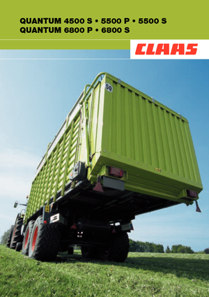 Remorci cu tocător pentru siloz Claas Quantum 6800 S
