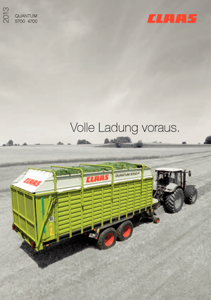 Remorci cu tocător pentru siloz Claas Quantum 4700 P