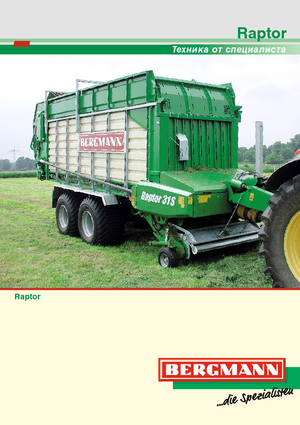 Remorci cu tocător pentru siloz L. Bergmann Raptor 35 S