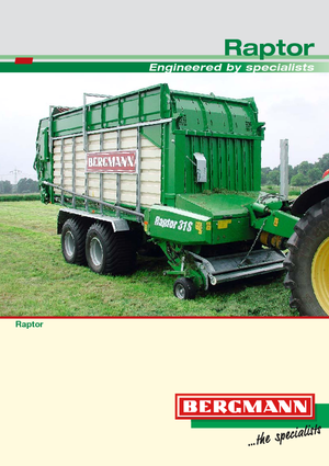 Remorci cu tocător pentru siloz L. Bergmann Raptor 35 S