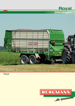 Remorci cu tocător pentru siloz L. Bergmann Royal 30 K