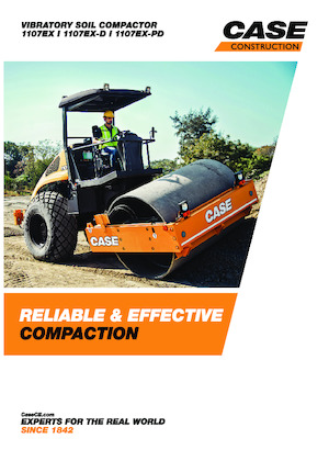 Cilindri compactori cu un singur tambur Case 1107EX