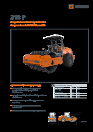 Cilindri compactori cu un singur tambur Hamm 318 P