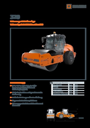 Cilindri compactori cu un singur tambur Hamm 320