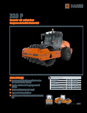 Cilindri compactori cu un singur tambur Hamm 320 P