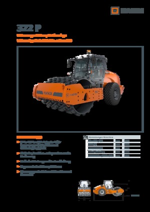 Cilindri compactori cu un singur tambur Hamm 322 P