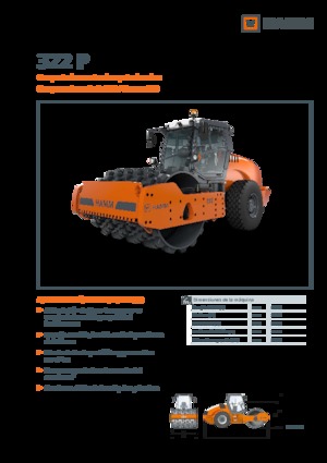 Cilindri compactori cu un singur tambur Hamm 322 P